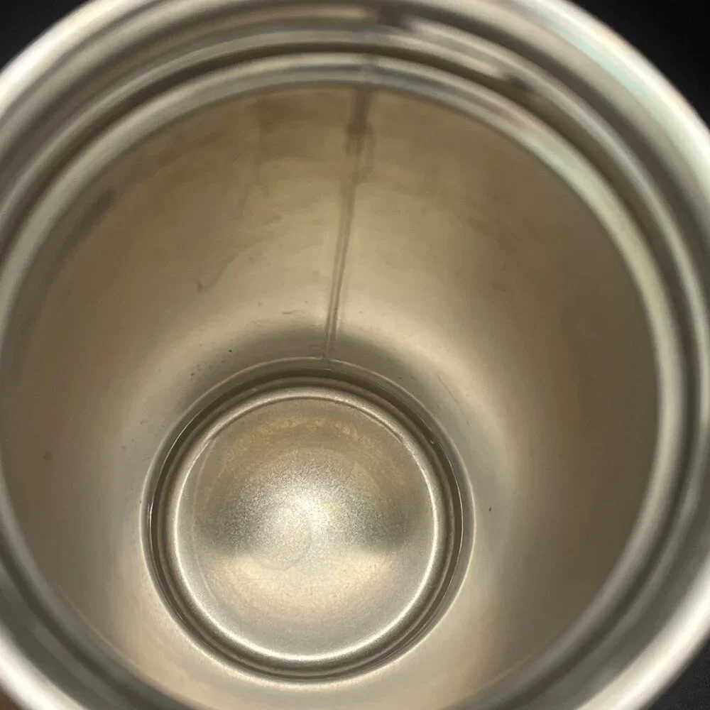 2017 Starbucks 16 oz Refill‎ Tumbler; Black/White Eye; Insulated; Rare Steel